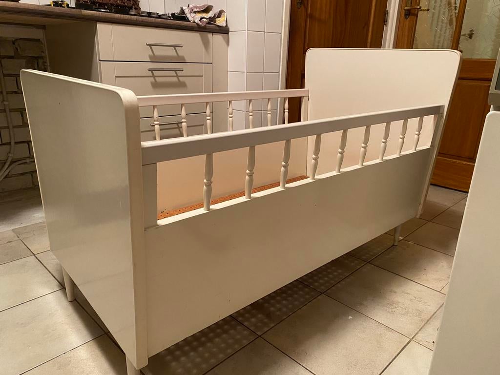 Gratis af te halen vintage ledikantje, Ophalen, Gebruikt, Ledikant