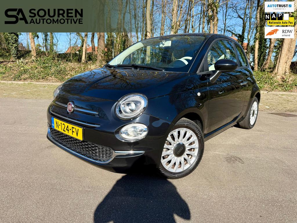 Fiat 500 1.0 Hybrid Lounge / Airco / PDC Sensoren / Andriod, Auto's, Voorwielaandrijving, Stof, 40 €/maand, 4 stoelen
