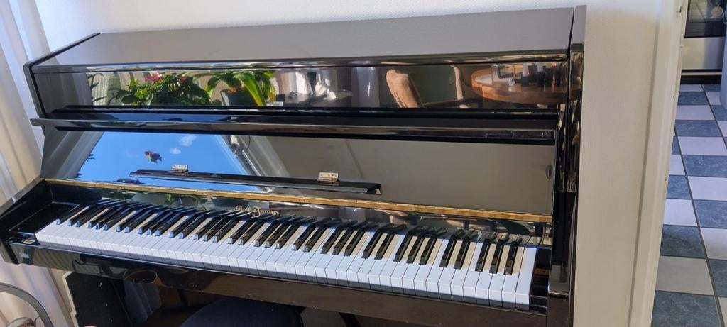 Mooie goed onderhouden Roth & Junius piano, Ophalen, Gebruikt, Zwart, Piano