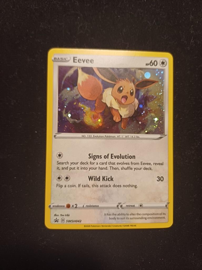 Pokémon Eevee Promo- SWSH042, Ophalen of Verzenden, Losse kaart