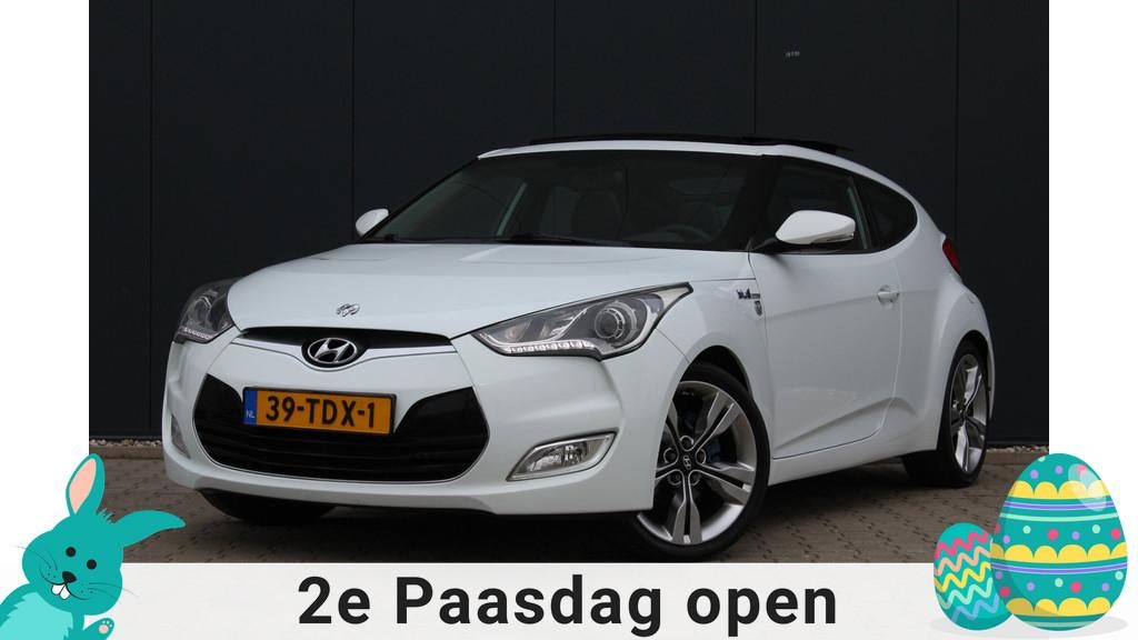 Hyundai Veloster 1.6 GDI i-Catcher | Pano | Stoelverwarming, Voorwielaandrijving, Gebruikt, 4 cilinders, 4 stoelen