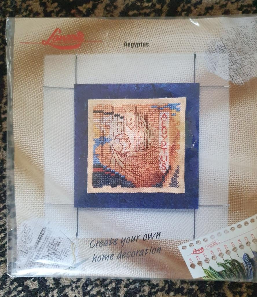 lanarte nieuw borduurpakketje - aegyptus, Verzenden, Nieuw, Borduurpakket