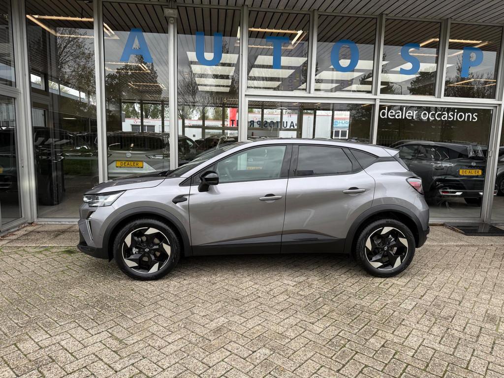 Renault Captur 1.3 mild hybrid 160 techno 158PK / ACHTERUITR, 1272 kg, Stof, Zwart, 4 cilinders