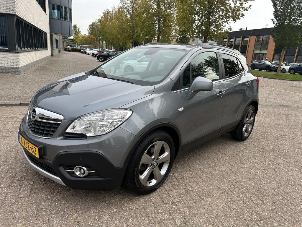 Opel Mokka 1.4 T Cosmo+ SCHUIFDAK LEER STOELVW STUURVW TRHK., Euro 5, Gebruikt, 4 cilinders, Open dak