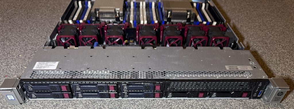 HPE ProLiant DL360 Gen9 2.5" 8 BAY | 2xE5-2650v3 | 4.8TB HDD, Ophalen, Gebruikt, 3 tot 4 Ghz