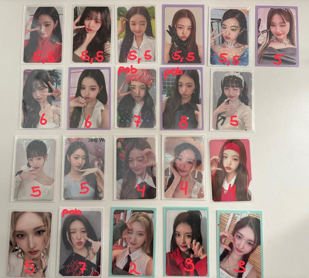 Ive photocards, Ophalen of Verzenden, Zo goed als nieuw, Foto of Kaart