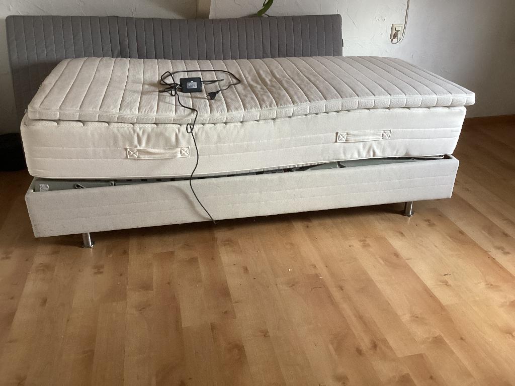 Boxspring 90x200 IKEA, Huis en Inrichting, Slaapkamer | Boxsprings, Ophalen, Gebruikt, 90 cm, Eenpersoons