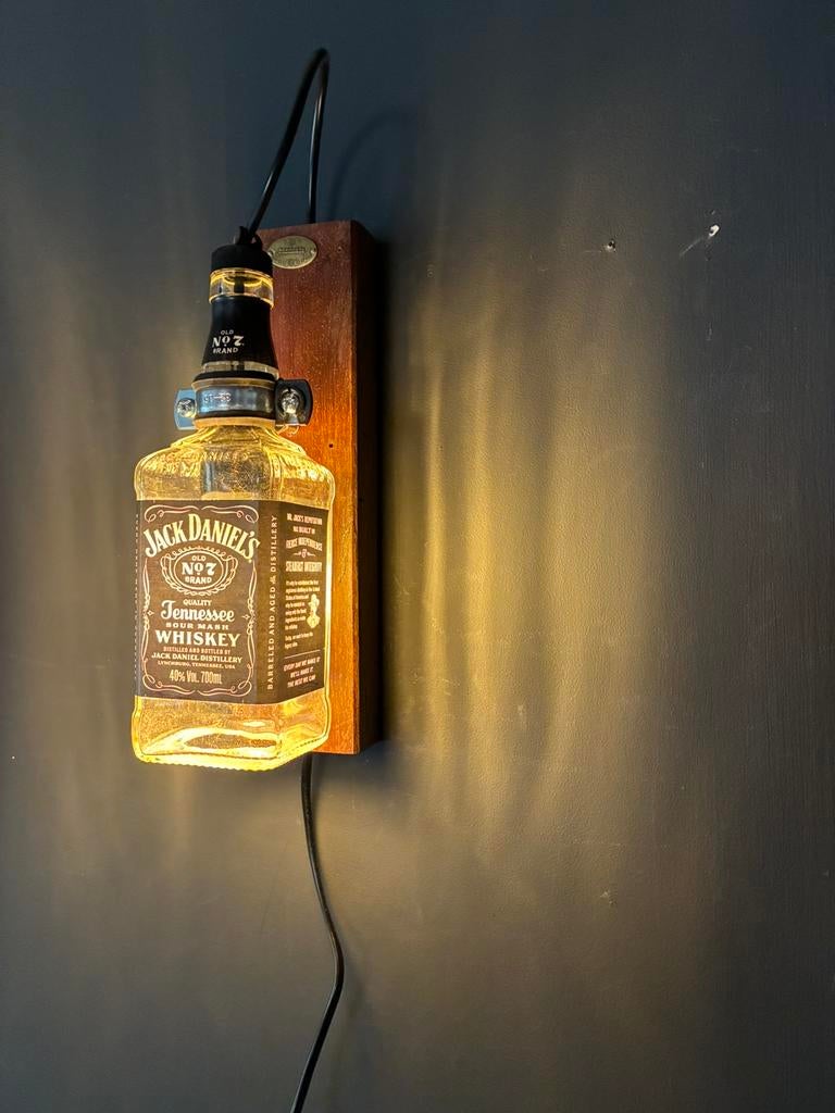 Jack Daniel’s wandlamp, Ophalen of Verzenden, Nieuw, Glas, Mancave, womancave