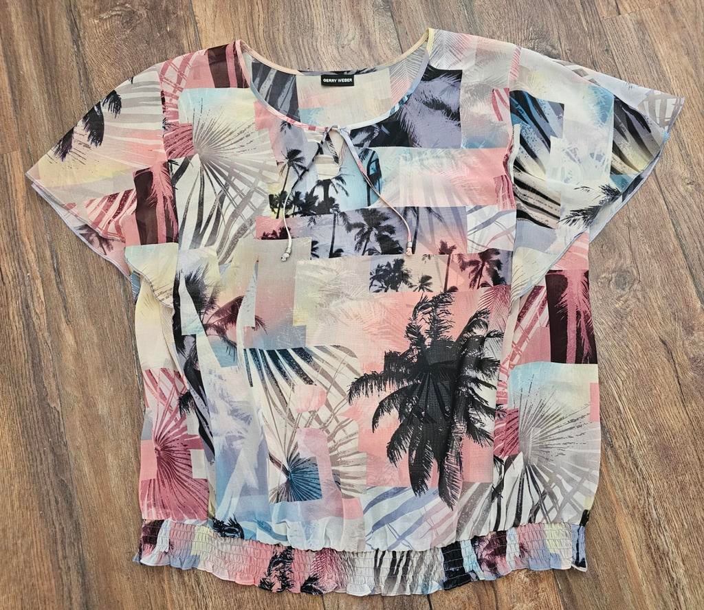 Gerry Weber prachtige blouse mt 44 in zeer goede staat., Kleding | Dames, Ophalen of Verzenden, Zo goed als nieuw, Maat 42/44 (L)