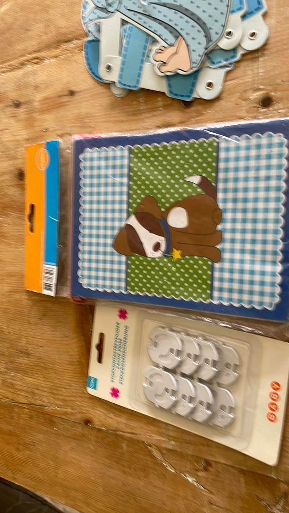 Slingers van lief en geboorte slingers, Hobby en Vrije tijd, Feestartikelen, Ophalen of Verzenden, Zo goed als nieuw, Versiering