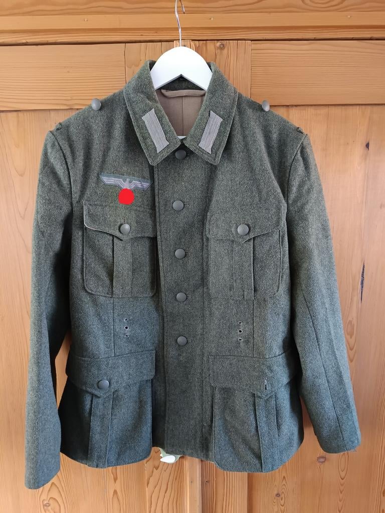 WO2 Duits M40 repro jasje maat S, Ophalen of Verzenden, Duitsland, Kleding of Schoenen