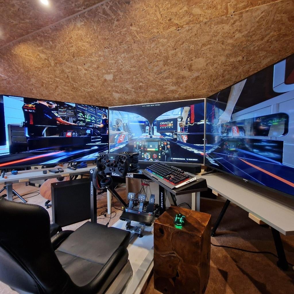 Complete SIM racing set Fanatec, Ophalen, 1 speler, Racen en Vliegen, Zo goed als nieuw