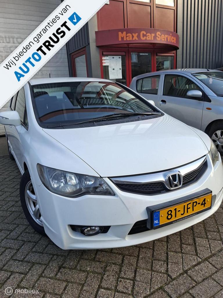 Honda Civic 1.3 Hybrid – inclusief nieuwe hybride accu, Auto's, Gebruikt, Wit, Origineel Nederlands, Bedrijf