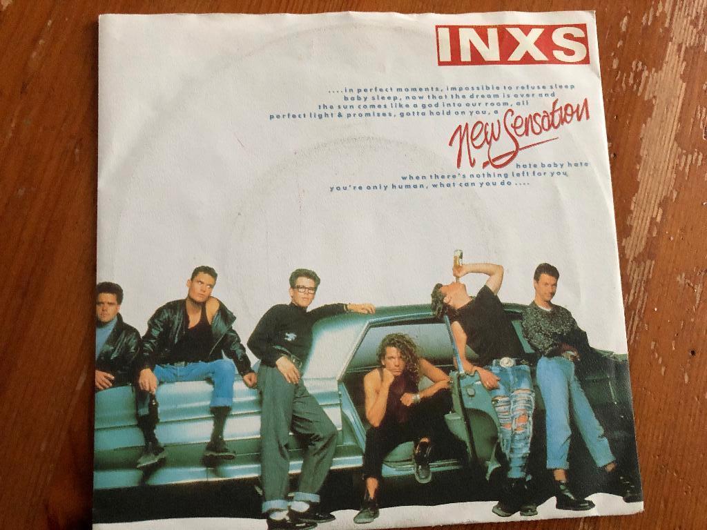 INXS  NEW SENSATION  1987, Cd's en Dvd's, Vinyl Singles, Ophalen of Verzenden, Zo goed als nieuw