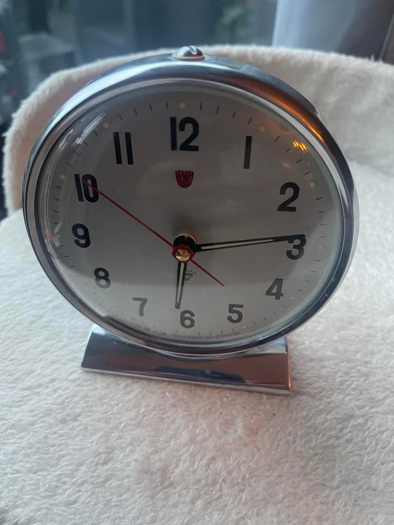 Retro Opwindbaar Wekker Klokje - Uitstekende Staat, Ophalen of Verzenden