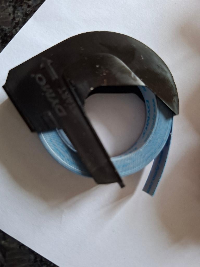 LABELTAPE MET RELIEF (vr. o.a. DYMO Omega), Ophalen of Verzenden, Nieuw, Tape-label, DYMO