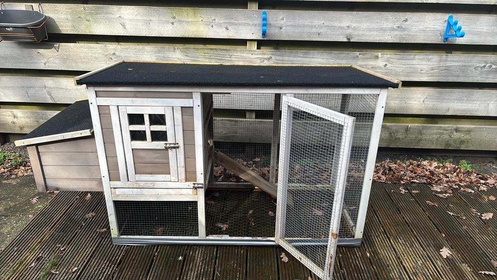 Konijnenhok, Dieren en Toebehoren, Ophalen, Gebruikt, Hok, 90 cm of meer