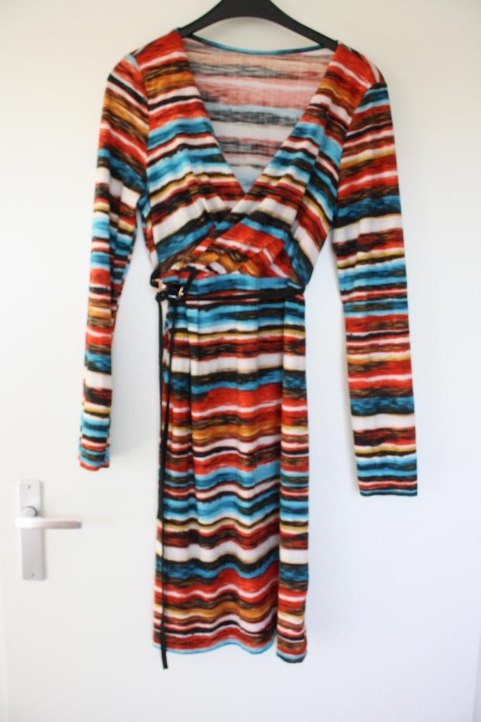 Overslagjurk Sweet Miss, maat L, Overige kleuren, Maat 42/44 (L), Zo goed als nieuw, Onder de knie
