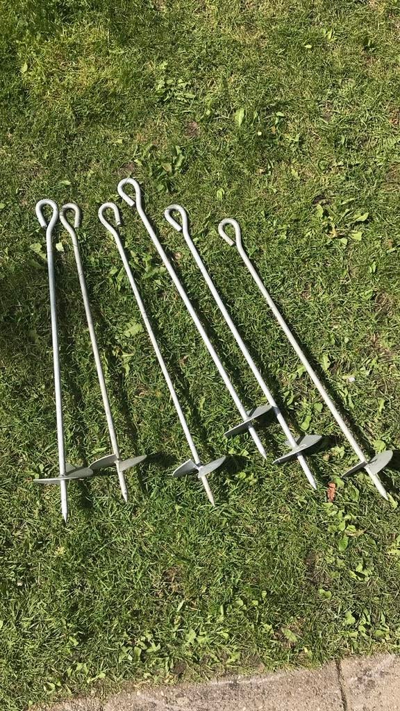 Grondankers / Spiraalankers - Set van 5, Ophalen of Verzenden, Nieuw