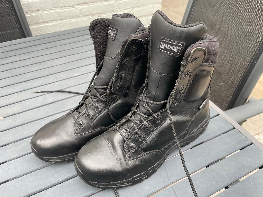 Magnum Werkschoenen / Legerkisten / laarzen Maat 44 - WD014, Kleding | Heren, Schoenen, Gedragen, Werkschoenen, Zwart, Ophalen of Verzenden