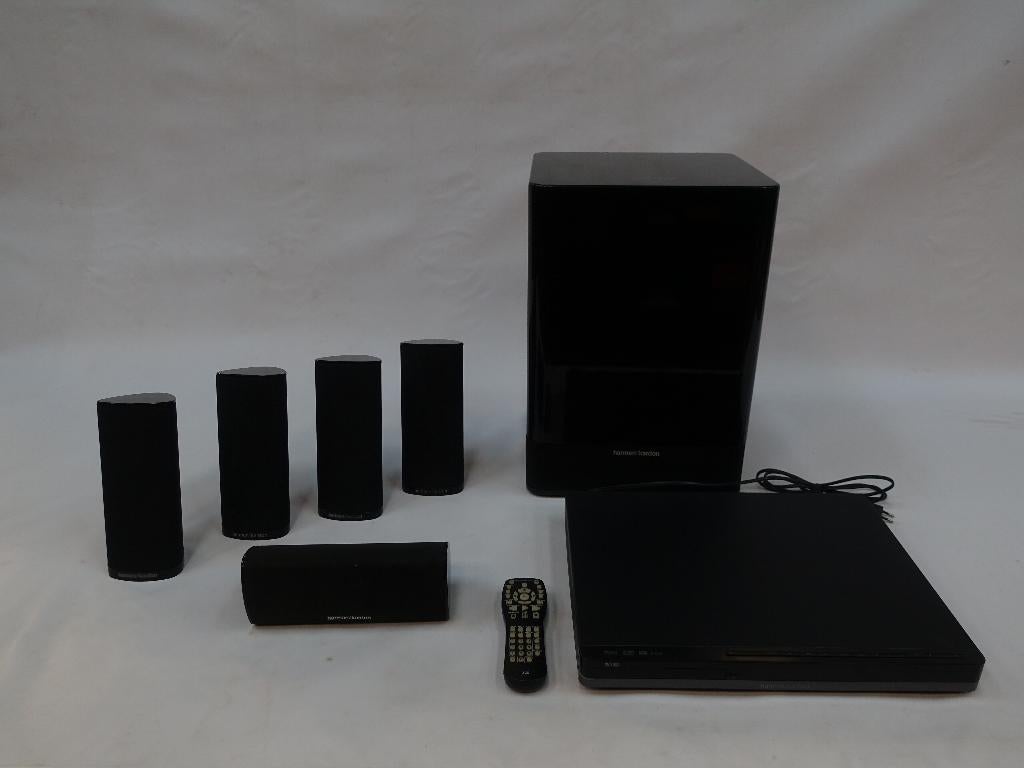 Harman Kardon surround speakerset  HKTS-11 + DVD-29 speler, Overige merken, Gebruikt, Ophalen of Verzenden, Complete surroundset