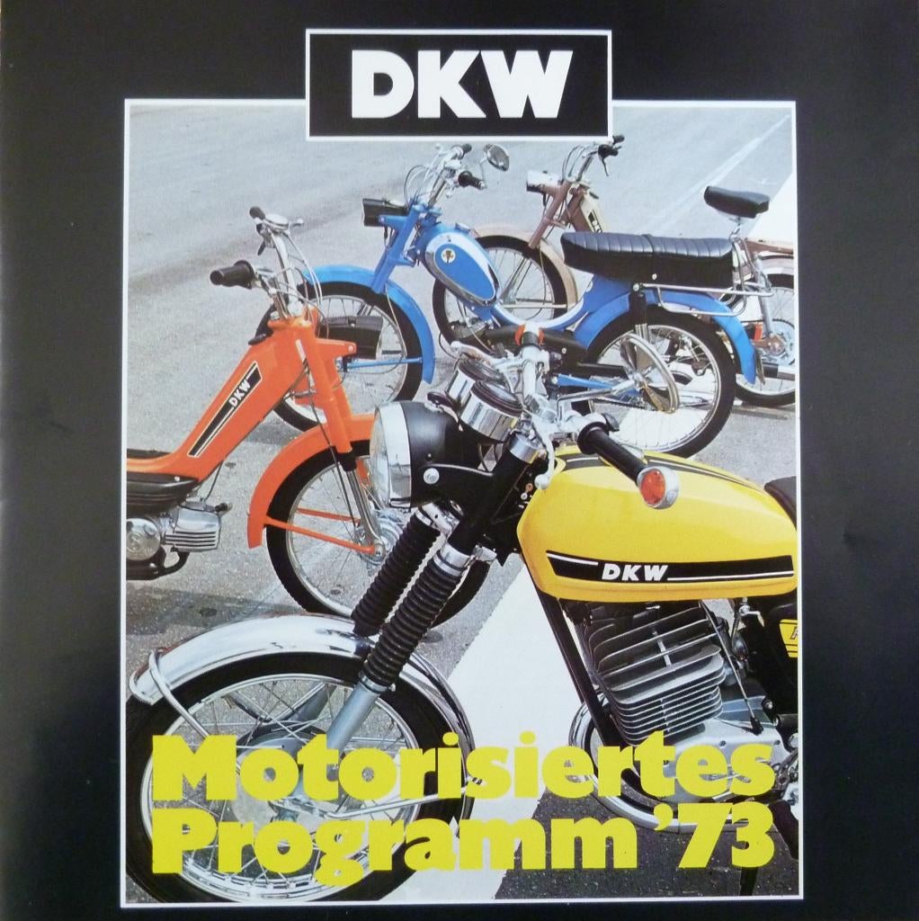 Folder DKW Motorisiertes Programm 1973, Ophalen of Verzenden, Nieuw