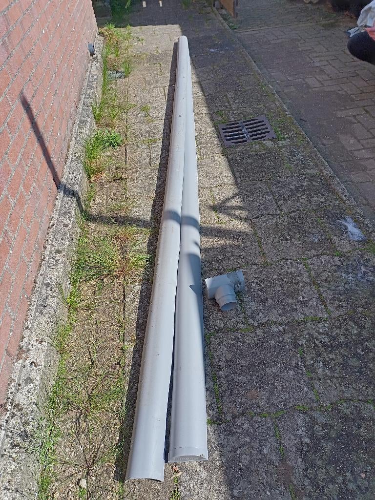 Dakgoot, Ophalen, Gebruikt, Pvc, 2 tot 4 meter