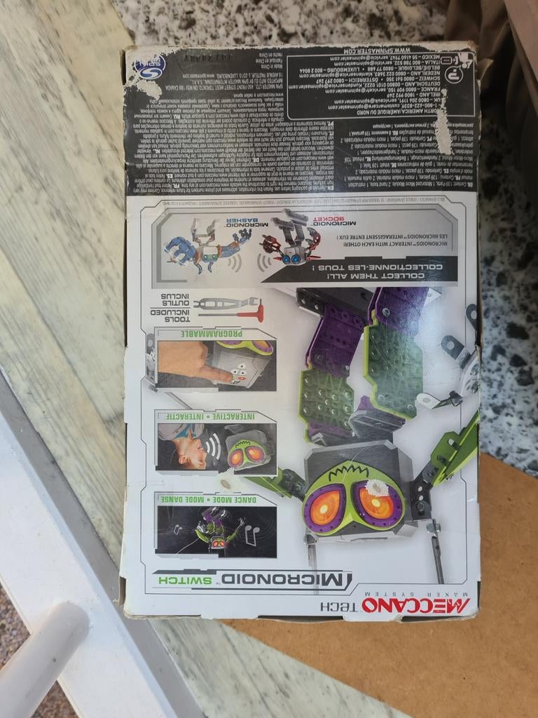 Meccano Micronoid Switch Robot - Nieuw in doos!, Ophalen of Verzenden, Nieuw, Jongen of Meisje