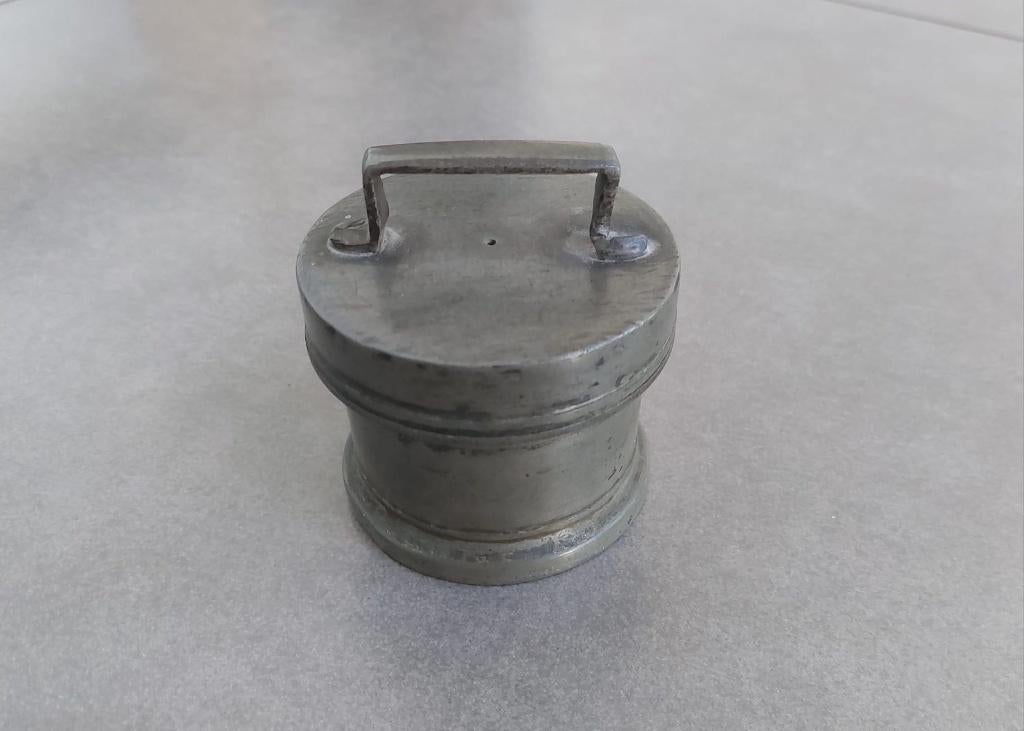 *Gortbus /Boterbus van tin begin 19e euw, Ophalen of Verzenden