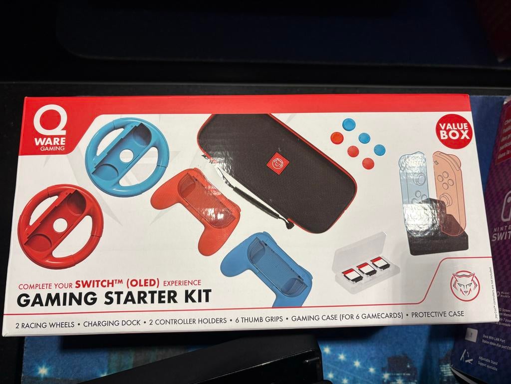 Ware Gaming Starter Kit voor Nintendo Switch (OLED), Ophalen of Verzenden, Zo goed als nieuw, Switch, Overige typen