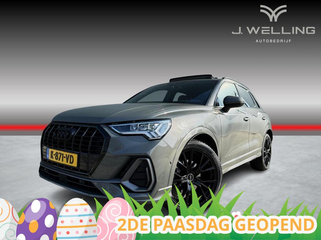 Audi Q3 35 TFSI S Line edition one pano / tr.hk, 4 cilinders, 150 pk, Bedrijf, 1470 kg