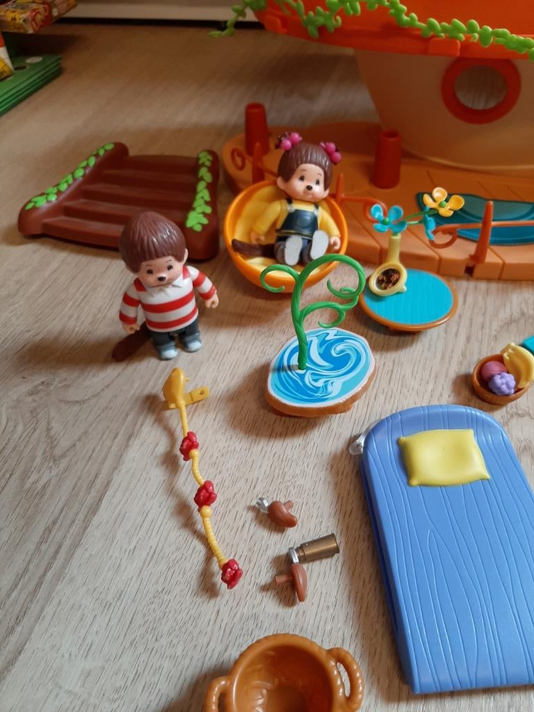 Monchhichi huis met spulletjes, Ophalen of Verzenden