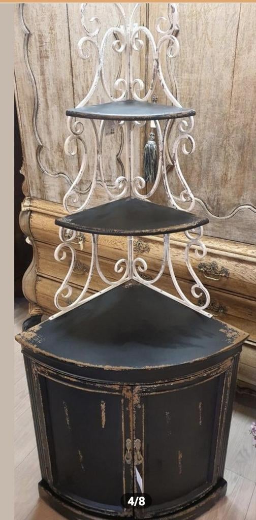 Charmante Clayre&Eef hoekkast, (Nieuw), Ophalen of Verzenden