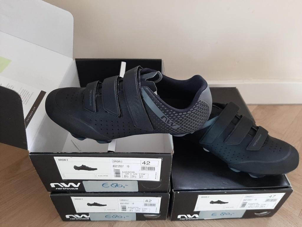 NORTHWAVE ORIGIN 2 MOUNTAINBIKE SCHOENEN MAAT 42 EN 47, Fietsen en Brommers, Fietsaccessoires | Fietskleding, Heren, Schoenen