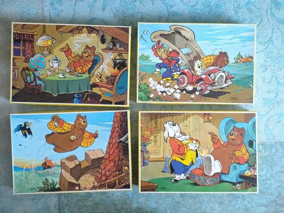 4 Heer Bommel puzzels Globos, Ophalen of Verzenden, Olivier B, Bommel en Tom Poes, Zo goed als nieuw, Boek of Spel