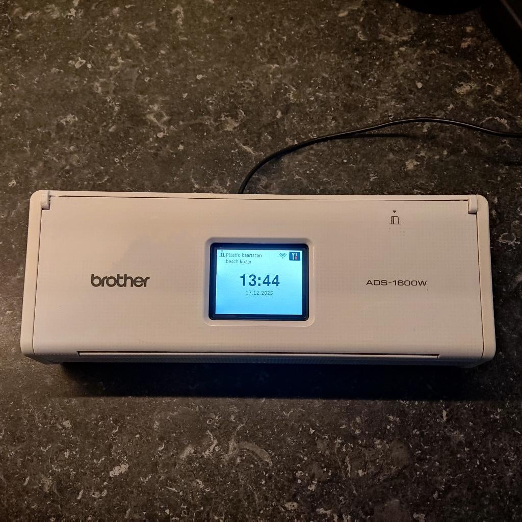 Brother ADS-1600W - Portable Scanner, Computers en Software, Scanners, MacOS, Gebruikt, Ophalen of Verzenden, Mobiele scanner