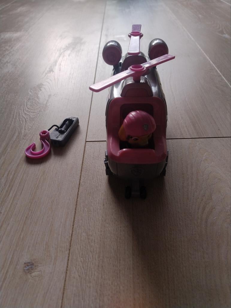 Paw Patrol Sky voertuig met poppetje, Ophalen, Gebruikt
