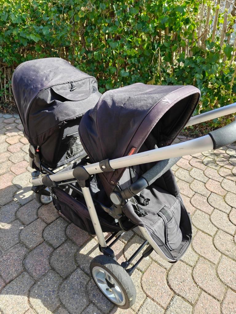 Topmark Tweeling Wandelwagen - Ideaal voor 2 Kinderen, Gebruikt, Duowagen, Ophalen, Kinderwagen