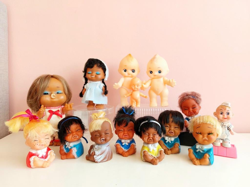 Verzameling vintage popjes: Kewpie, emotiepoppetjes en meer!, Ophalen of Verzenden, Zo goed als nieuw, Overige typen