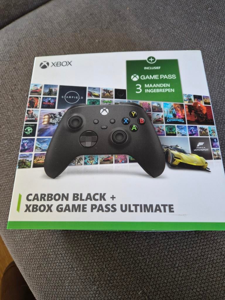 Draadloze Xbox Controller Carbon Black + 3 Mnd Game Pass, Spelcomputers en Games, Spelcomputers | Xbox | Accessoires, Ophalen