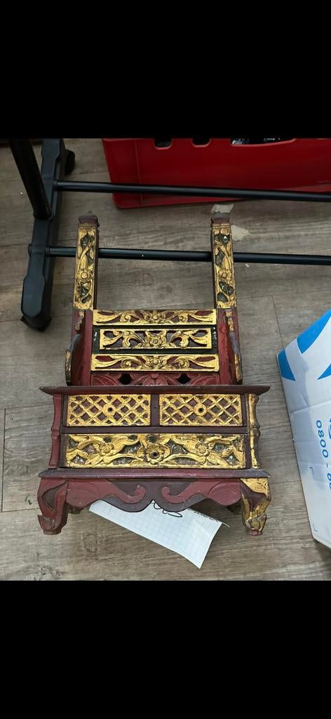 Antieke Indonesische kaptafel, Antiek en Kunst, Antiek | Meubels | Tafels, Ophalen