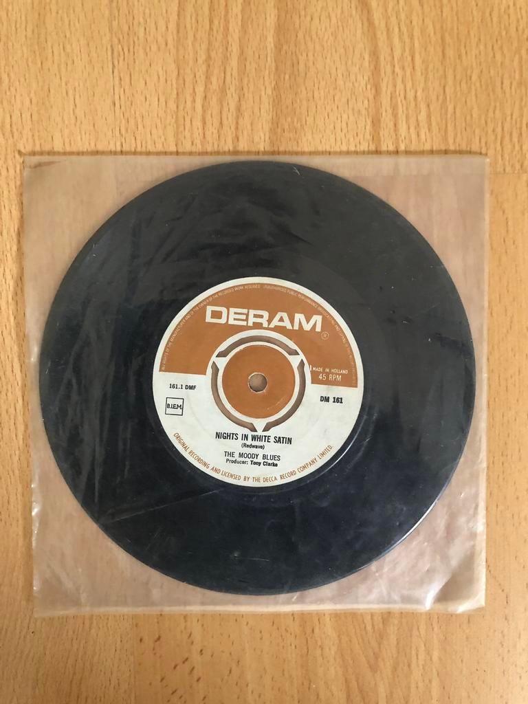 Single Moody Blues, Cd's en Dvd's, Vinyl Singles, Ophalen, Gebruikt, Pop