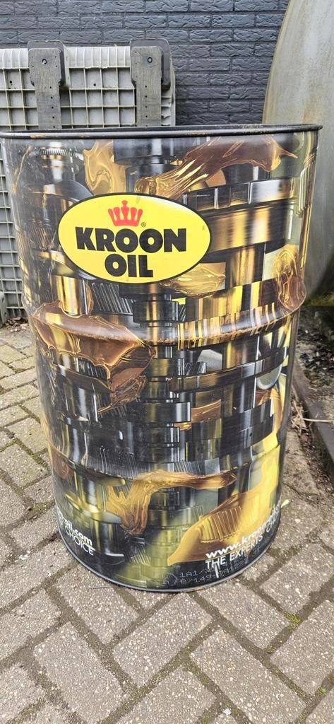 Olie vat leeg 208 liter, Ophalen