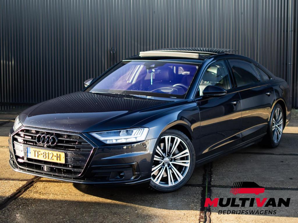 Audi A8 A8L 55 TFSI quattro Lang Pro Line Plus | 340PK | Lim, Auto's, Audi, Gebruikt, 2995 cc, Blauw, Bedrijf