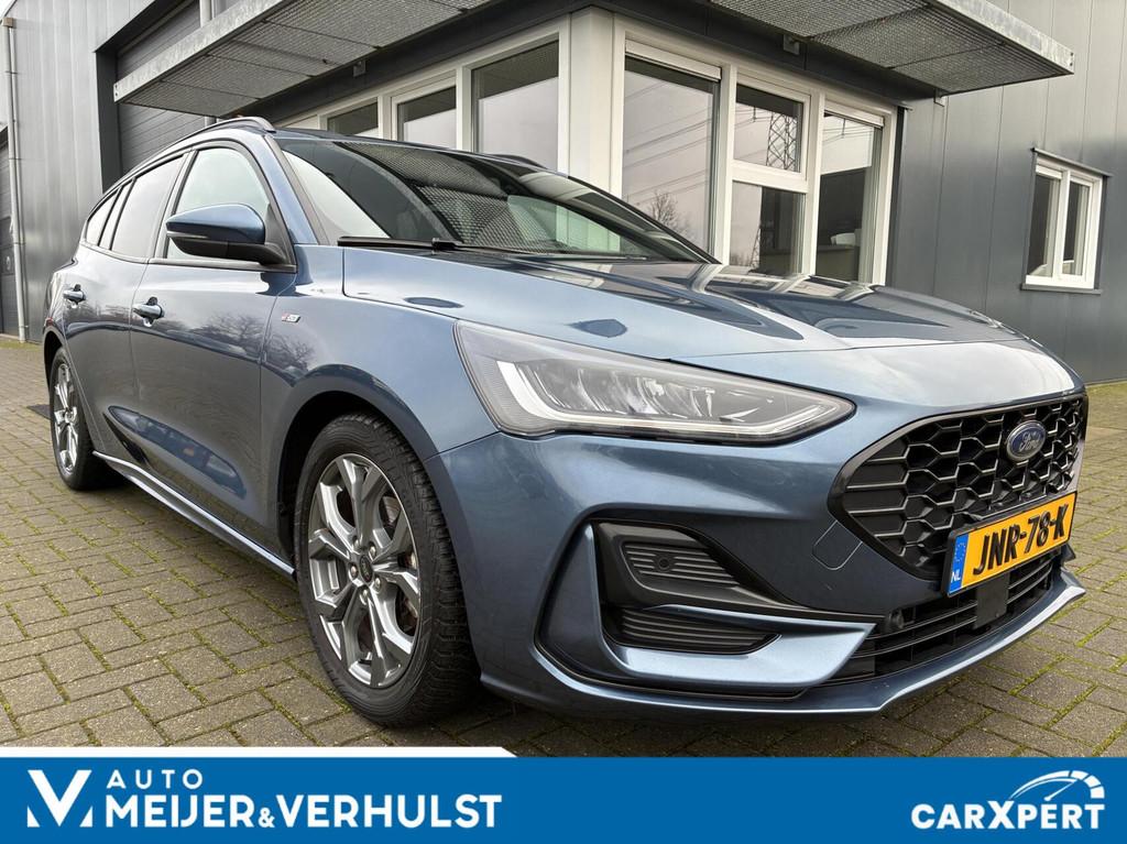 Ford Focus Wagon 1.0 EcoBoost Hybrid 125 PK ST-Line | NAVI |, Auto's, Ford, 1349 kg, Gebruikt, Zwart, USB