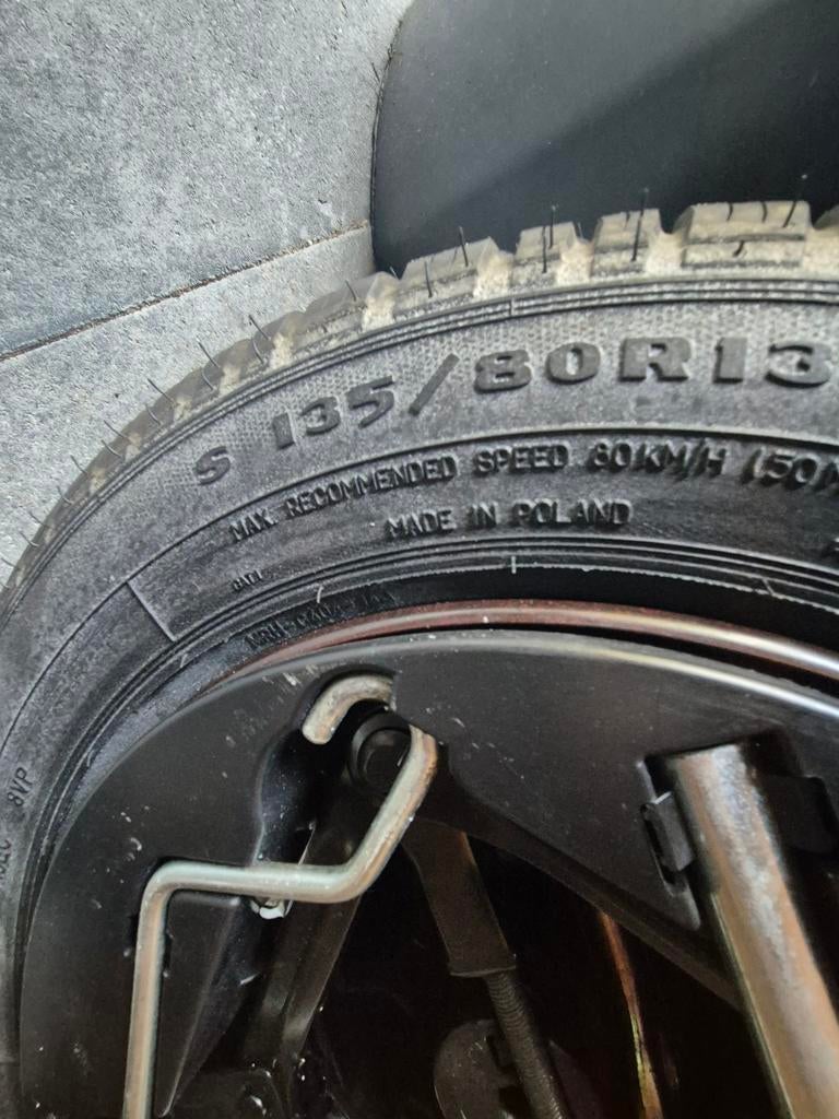 Thuiskomer Fiat Panda - Nooit gebruikt, compleet met krik, Ophalen