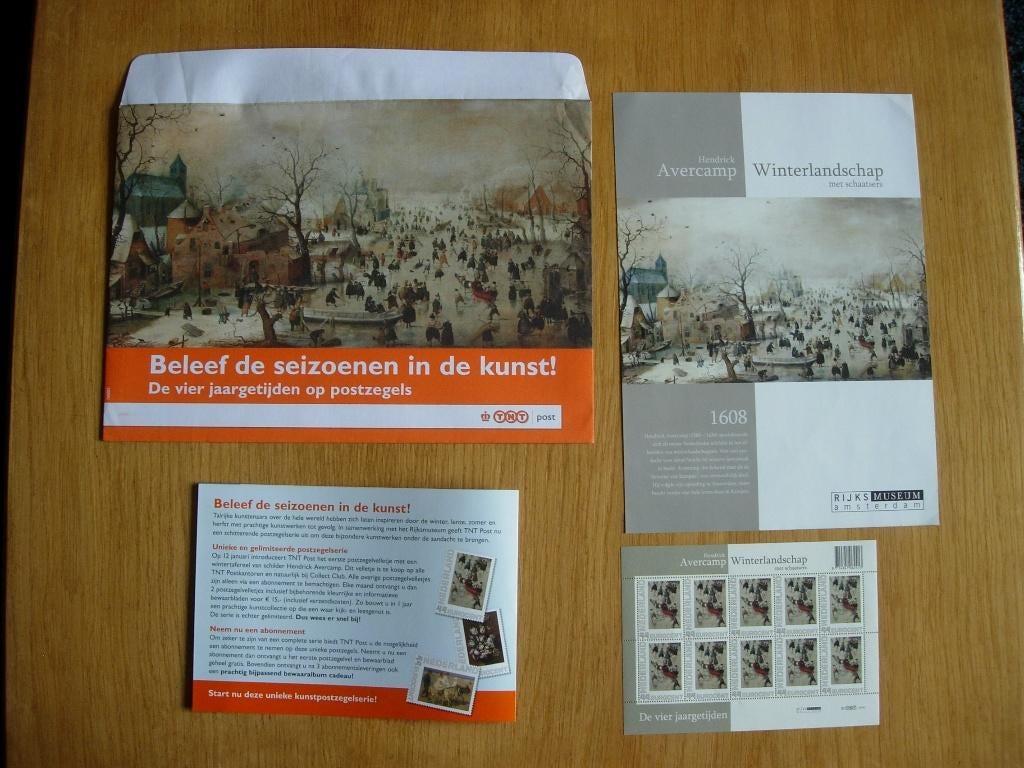 NL Postset De vier jaargetijden 2010, Postzegels en Munten, Postzegels | Nederland, Verzenden, Na 1940, Postfris