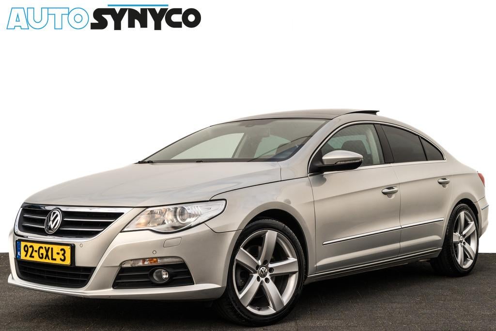 Volkswagen Passat CC 2.0 TSi 200 Pk DSG | Panoramadak | Lede, Auto's, Volkswagen, Zwart, 4 cilinders, 1984 cc, 4 stoelen
