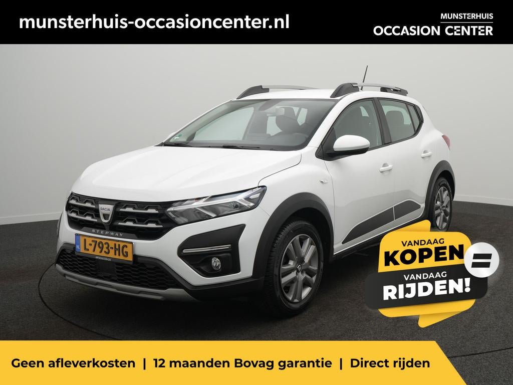 Dacia SANDERO Stepway TCe 100 Bi-Fuel Essential - RIJKLAARPR, Auto's, Voorwielaandrijving, 12 maanden, Stof, 610 kg