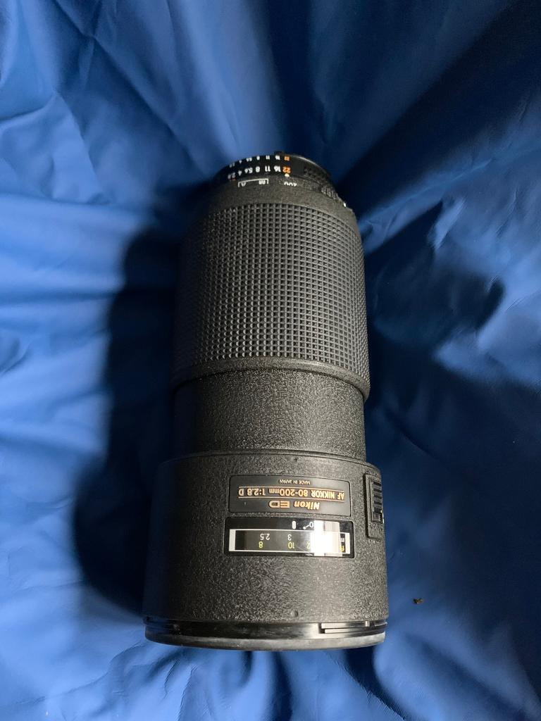 Nikon F zoomlens AF Nikkor 80-200mm F/2.8D, Audio, Tv en Foto, Fotografie | Lenzen en Objectieven, Ophalen, Gebruikt, Telelens